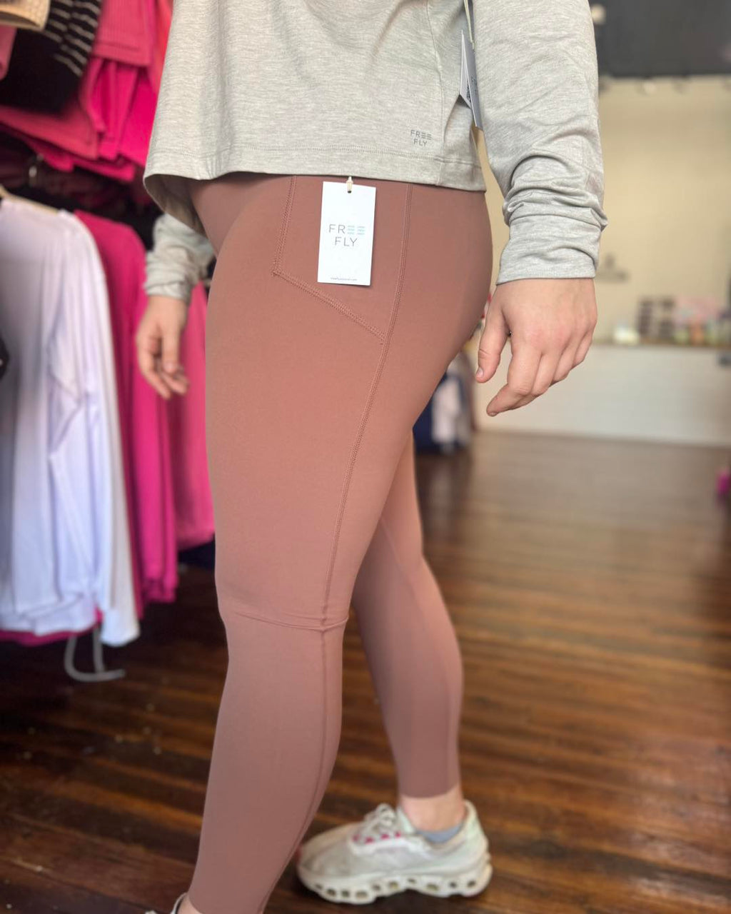 Women's All Day 7/8 Pocket Legging Baltic Amber
