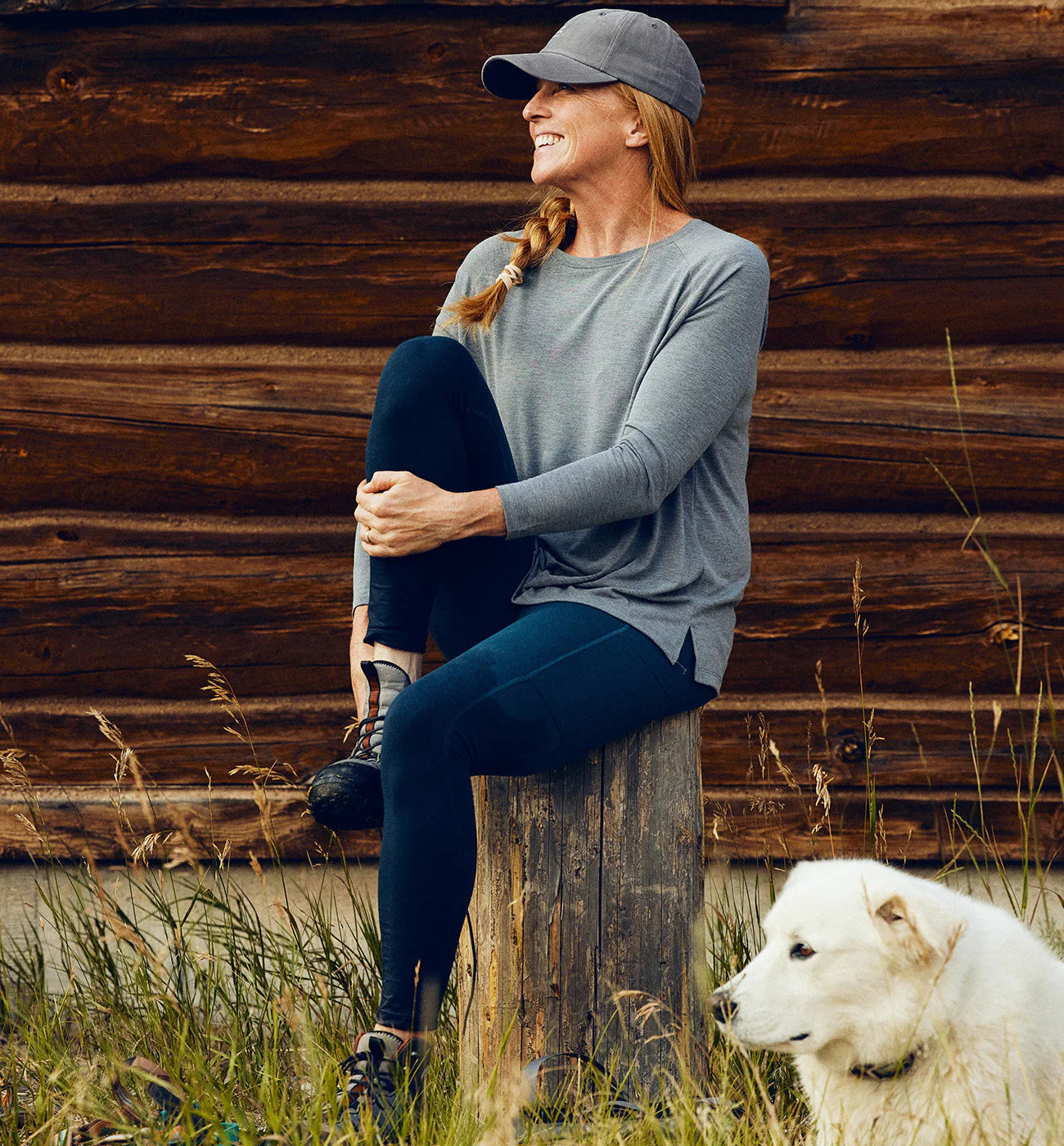 Women’s Bamboo Everyday Flex Long Sleeve Heather Navy