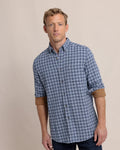Triumph Blue LS Barnwell Plaid Sportshirt