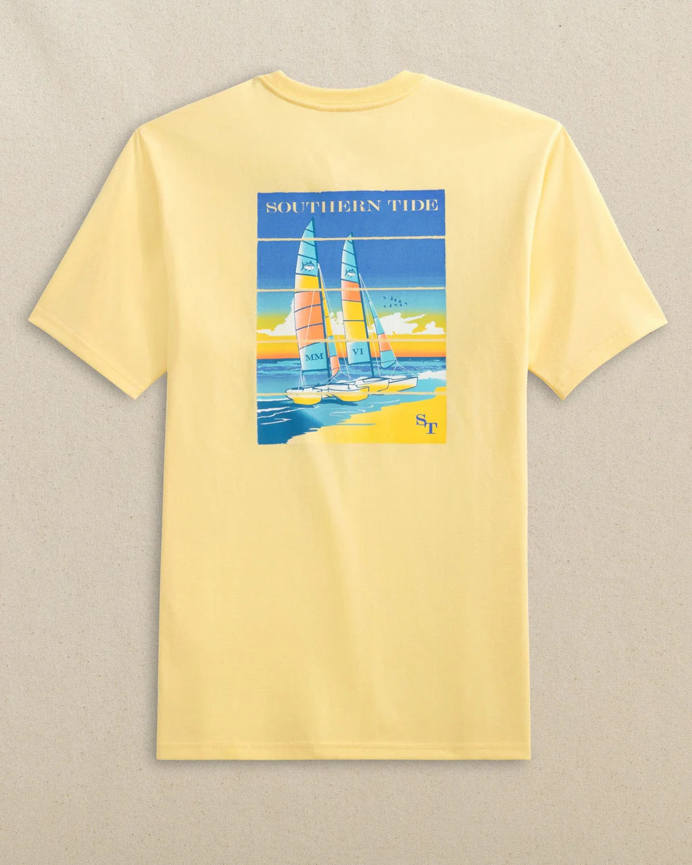 SS Beachside Catamarans Tee-Pineapple