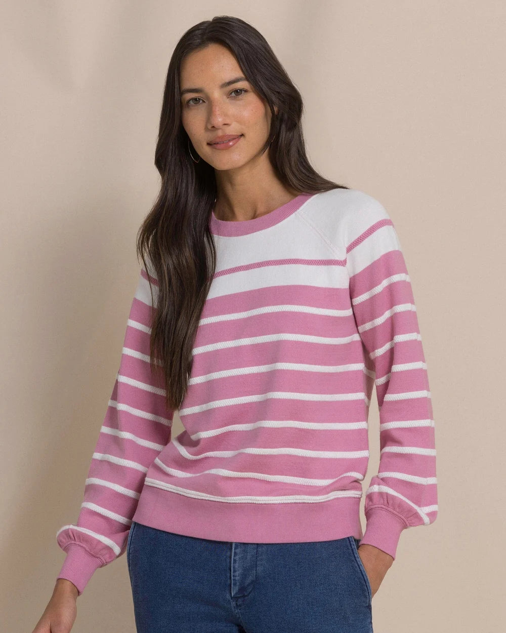 W Bekah Sweater Riveria Rose