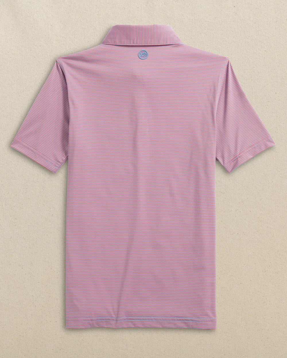 Y Driver Stripe Polo - Coral Beach