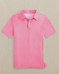 Y SS Driver Seaside Geo Perf Polo Sea Pink