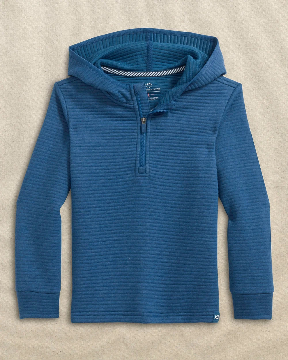 Y Ottoman Heather Qzip Hoodie - Heather Nautical Blue