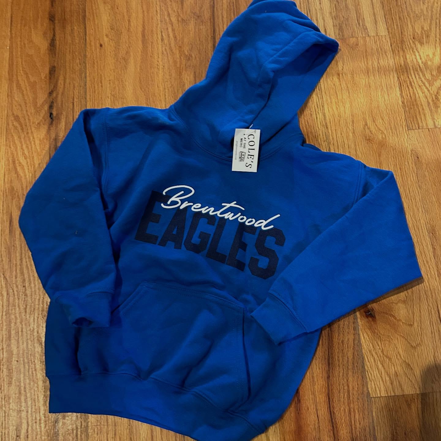 Youth Brentwood Blue Heavy Blend Hoodie