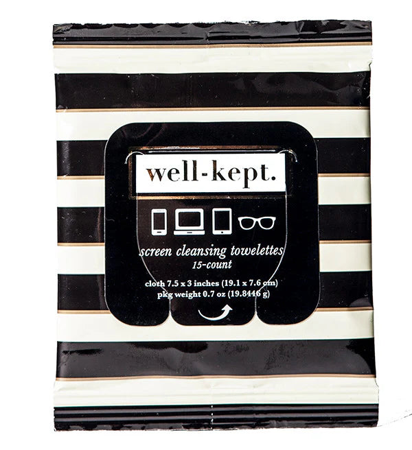 Well-Kept Screen & Lens Wipes