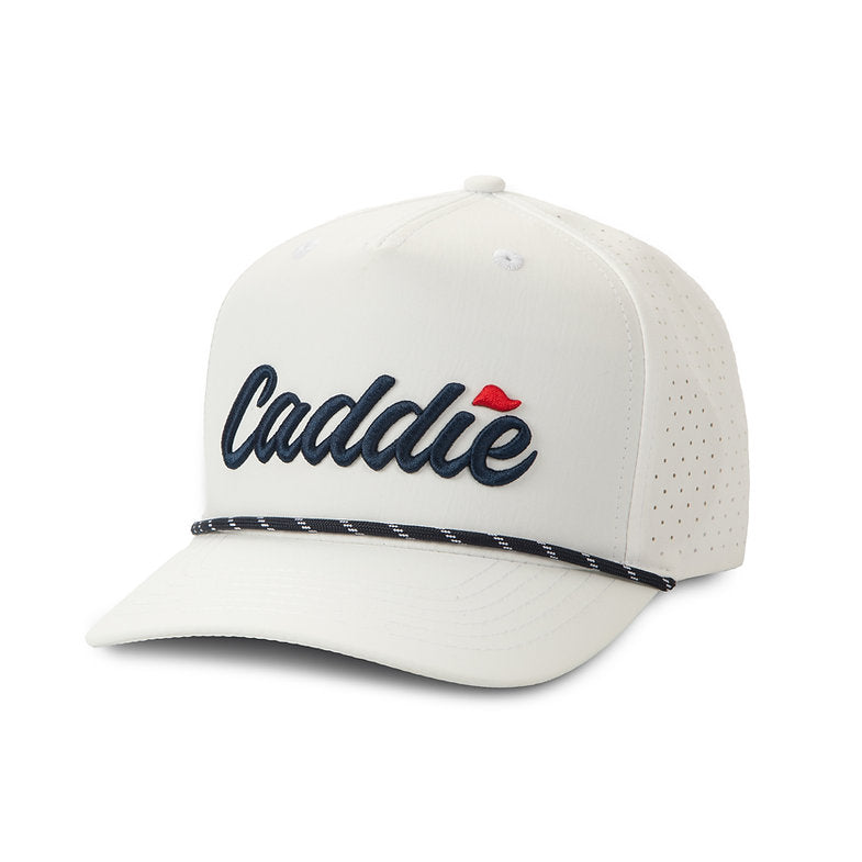 Caddie Performance Rope Hat White/Navy