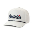 Caddie Performance Rope Hat White/Navy