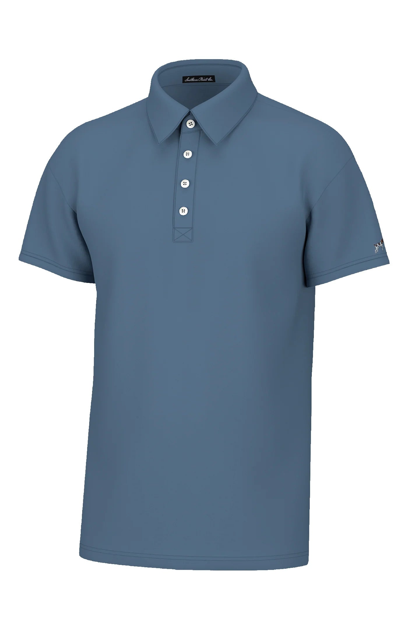 Charles 4 Button Pique Polo