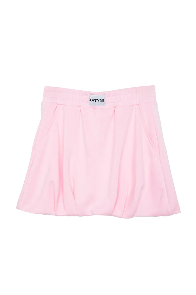 Bubble Scuba Skirt -Pink