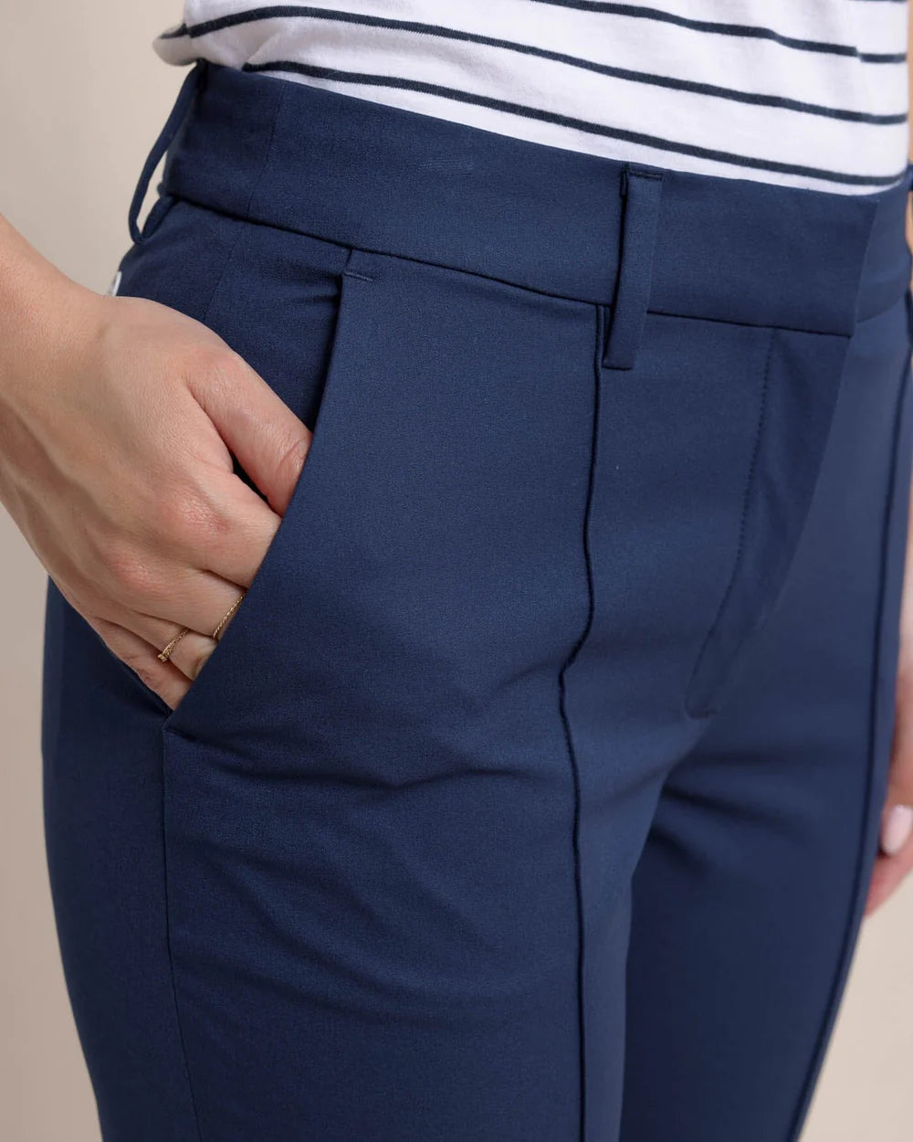 Southern Tide Chapel Perf Pant - Dress Blue