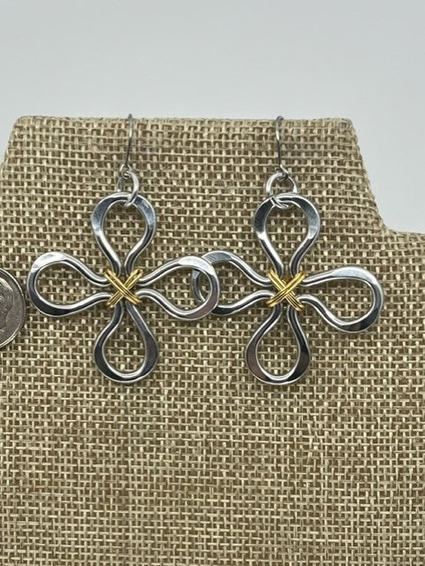 Mixed Metal Earrings