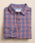 Coral Cove Heather Double Cloth Sport Shirt - Heather Coral Beach