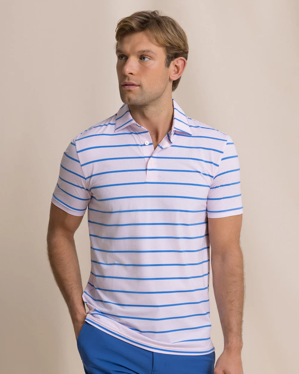 SS Coastal Breeze Core Sound Stripe Polo