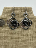 Silver Stone Earrings