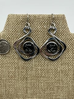 Silver Stone Earrings