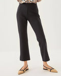 Lilly Christabel Ponte Crop Flare Noir