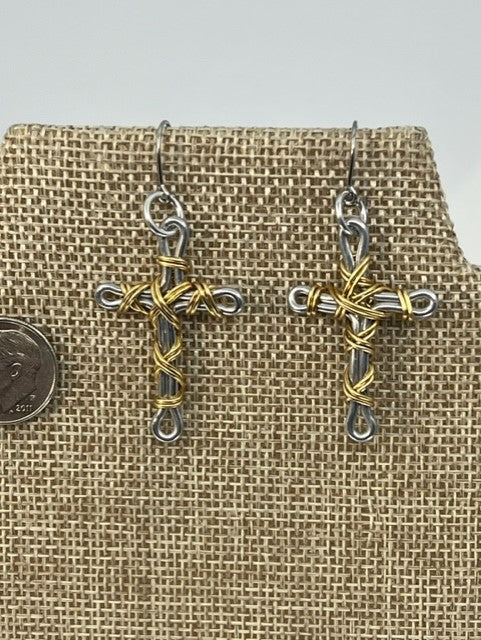 Mixed Metal Earrings