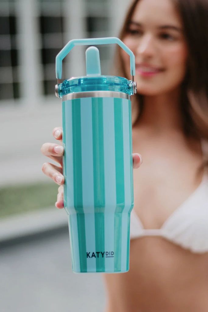 30 oz Cabana Stripe Tumbler