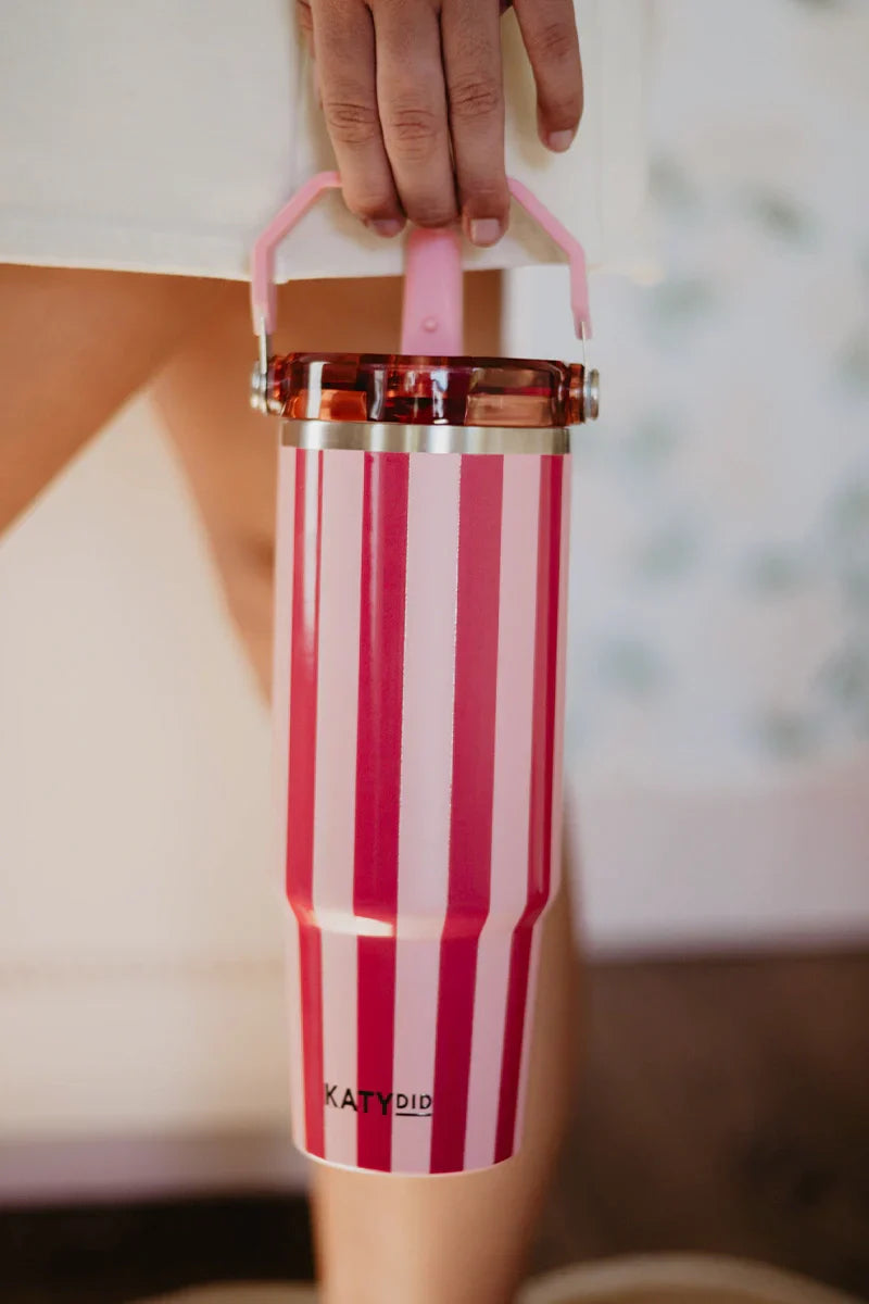 30 oz Cabana Stripe Tumbler