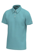 Horizon Stripe Performance Polo