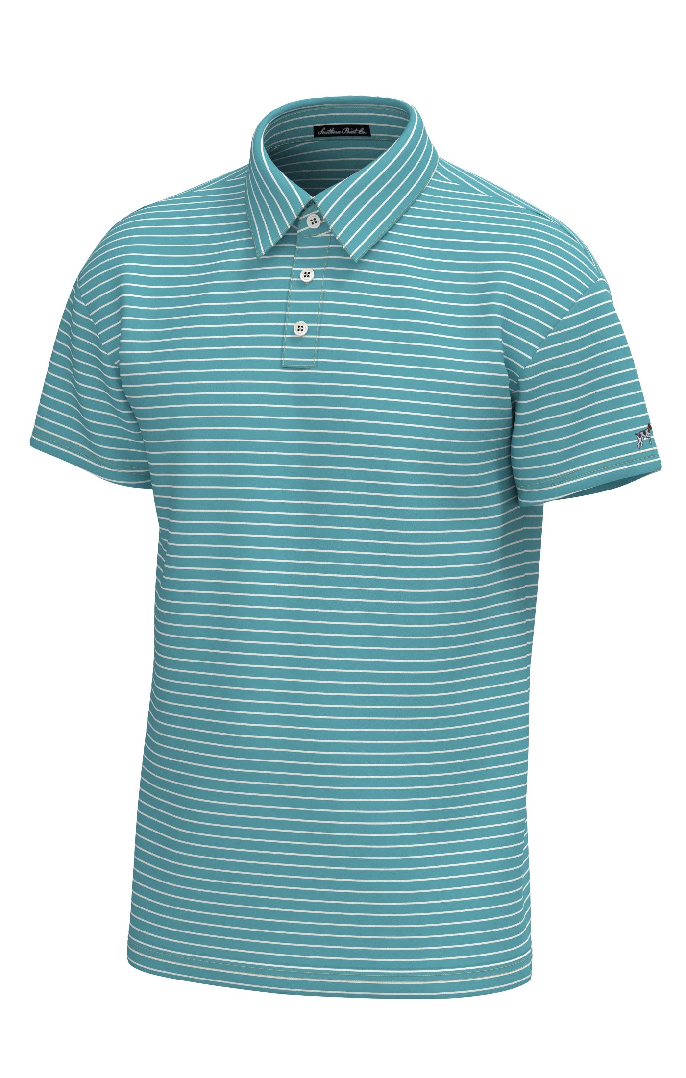 Horizon Stripe Performance Polo