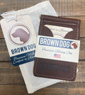 Deluxe Money Clip With Pockets - Amber