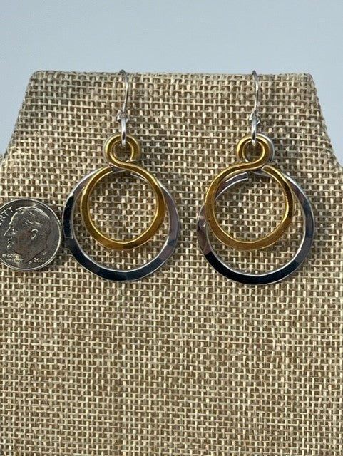 Mixed Metal Earrings
