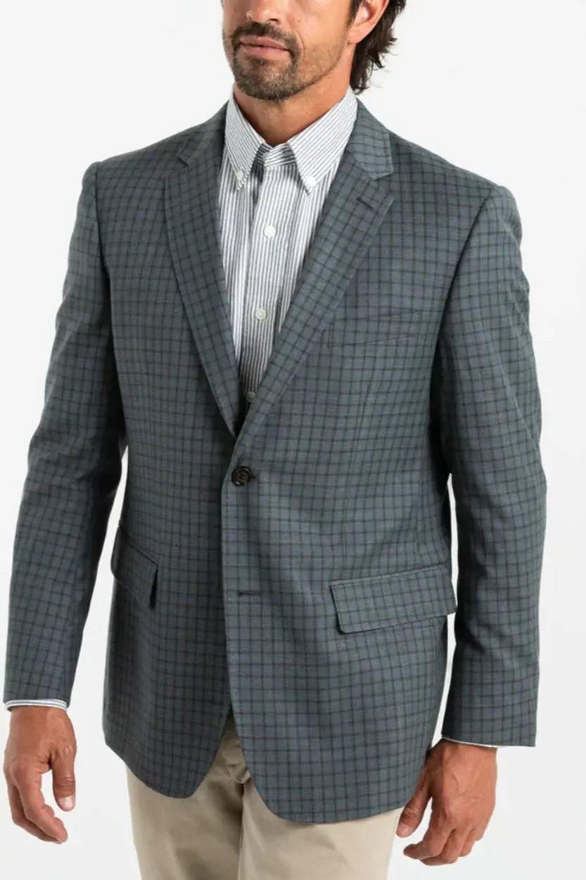 42R Wicklow Plaid Sport Coat Pine Green