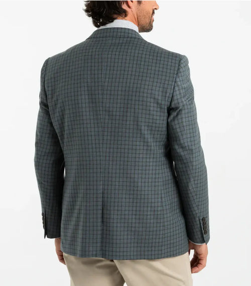 42R Wicklow Plaid Sport Coat Pine Green