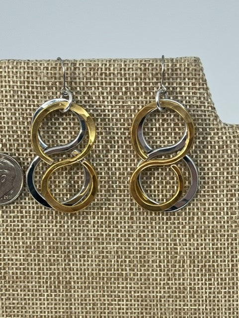Mixed Metal Earrings