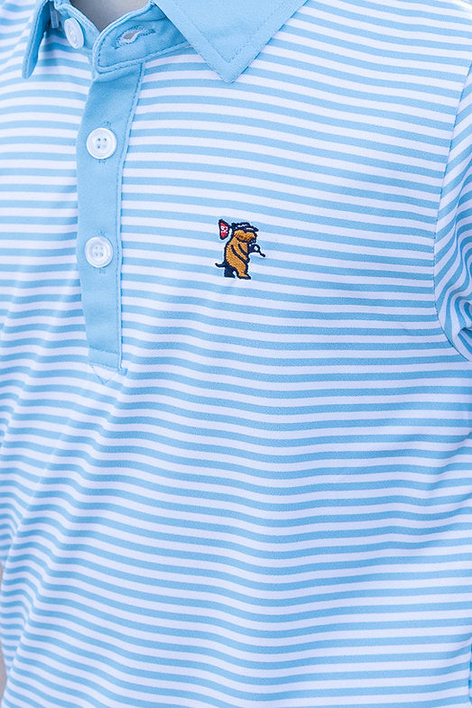 Caddie Fairway Polo Blue
