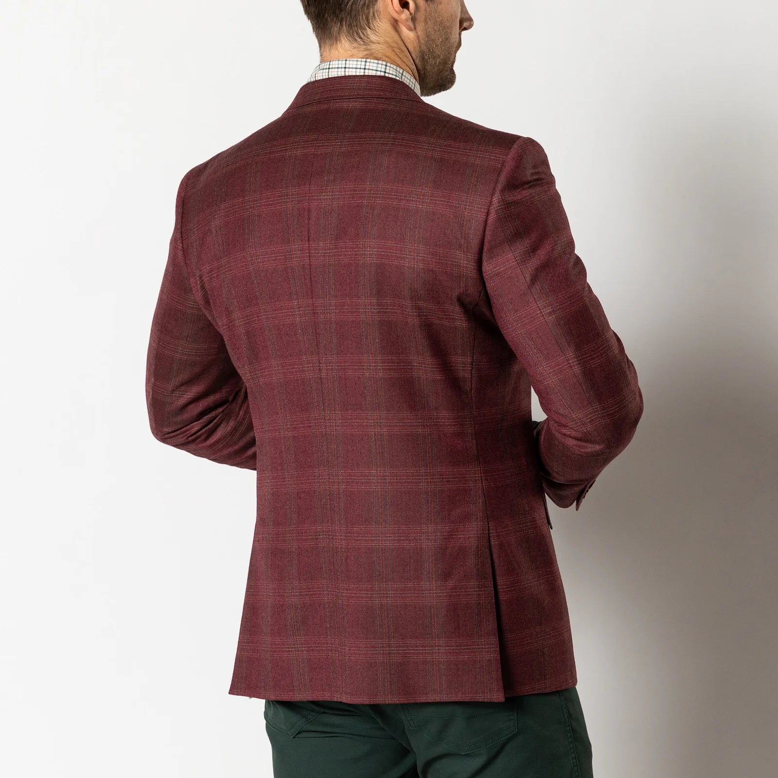 Duck Head Sampson Plaid Sport Coat - Fig