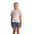 Youth Girls Embroidered Fig Tie Dye