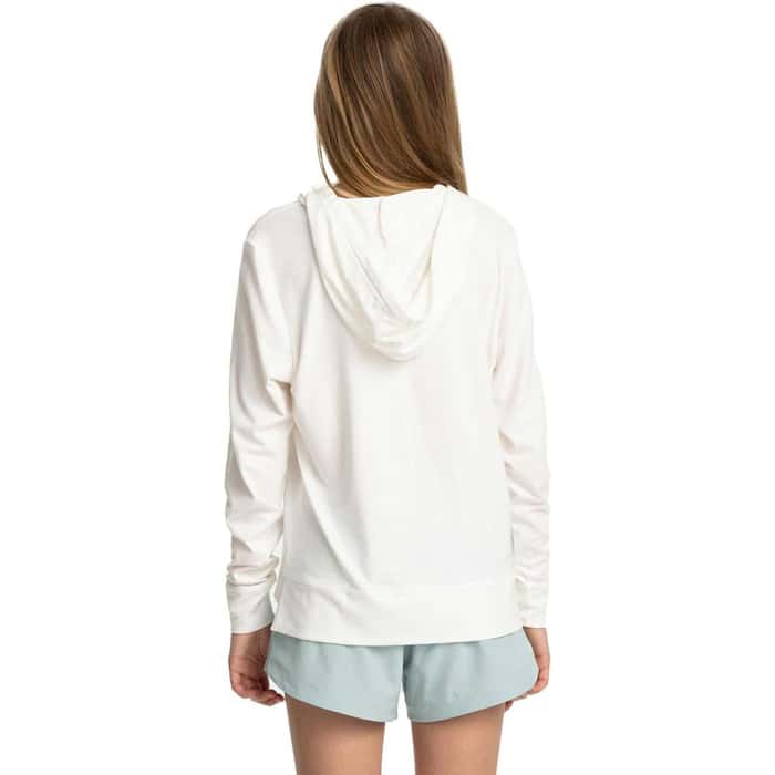 Girls Bamboo Shade Hoodie Bright White