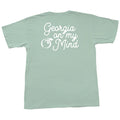 Georgia on My Mind Short Sleeve Pocket Tee Aquafoam