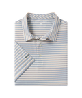 Cahaba Heather Stripe Polo- Hampton