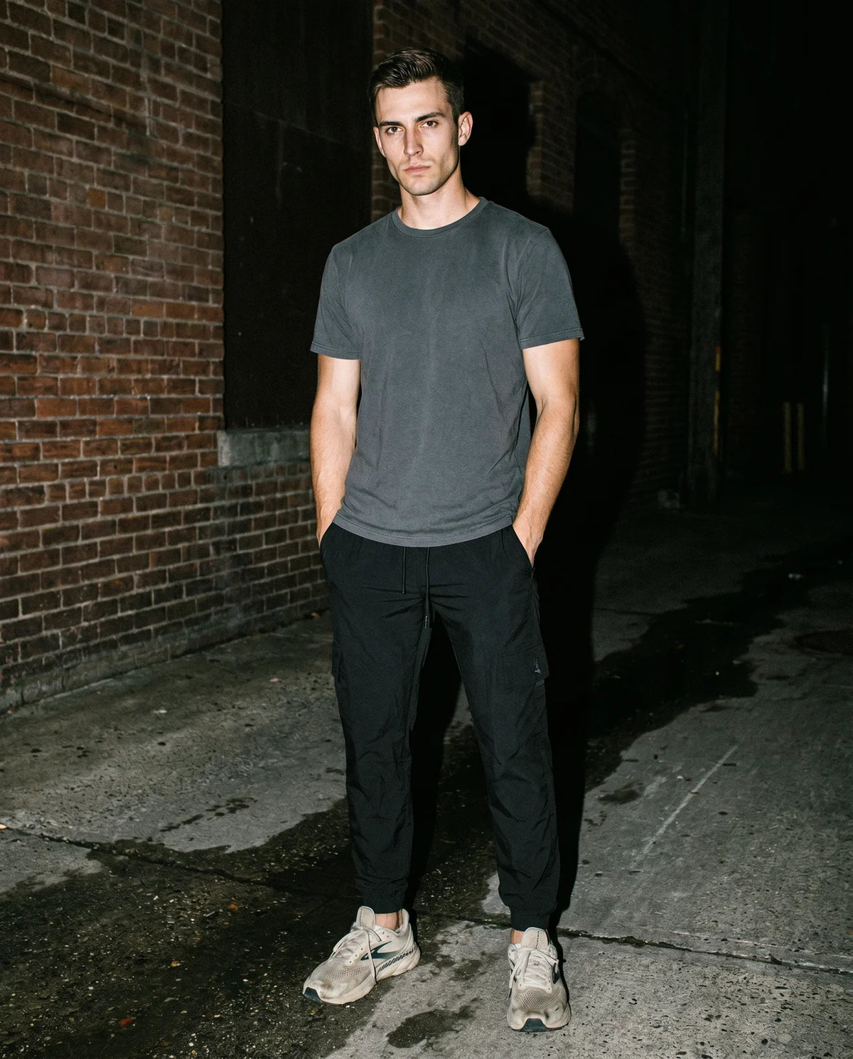 Black Lightweight Jogger Pants