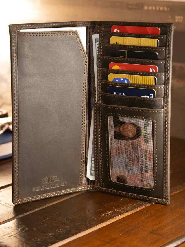 CRAZYHORSE SECRETARY WALLET WOVEN PATCH MALLARD