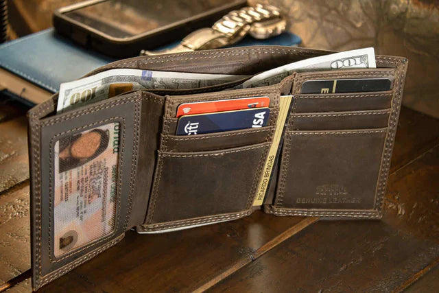 CRAZYHORSE TRIFOLD WALLET WOVEN PATCH USFG