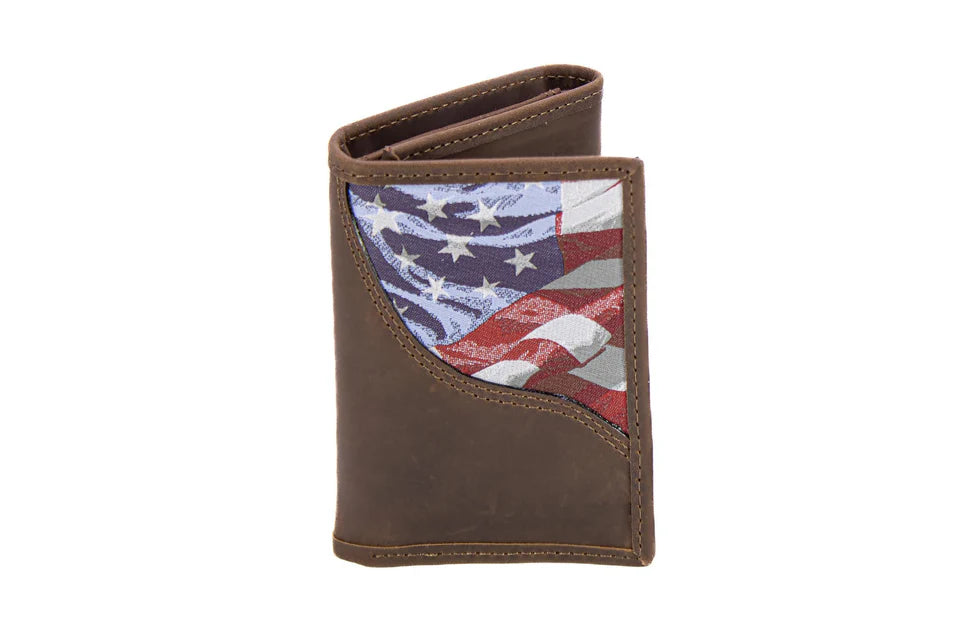 CRAZYHORSE TRIFOLD WALLET WOVEN PATCH USFG