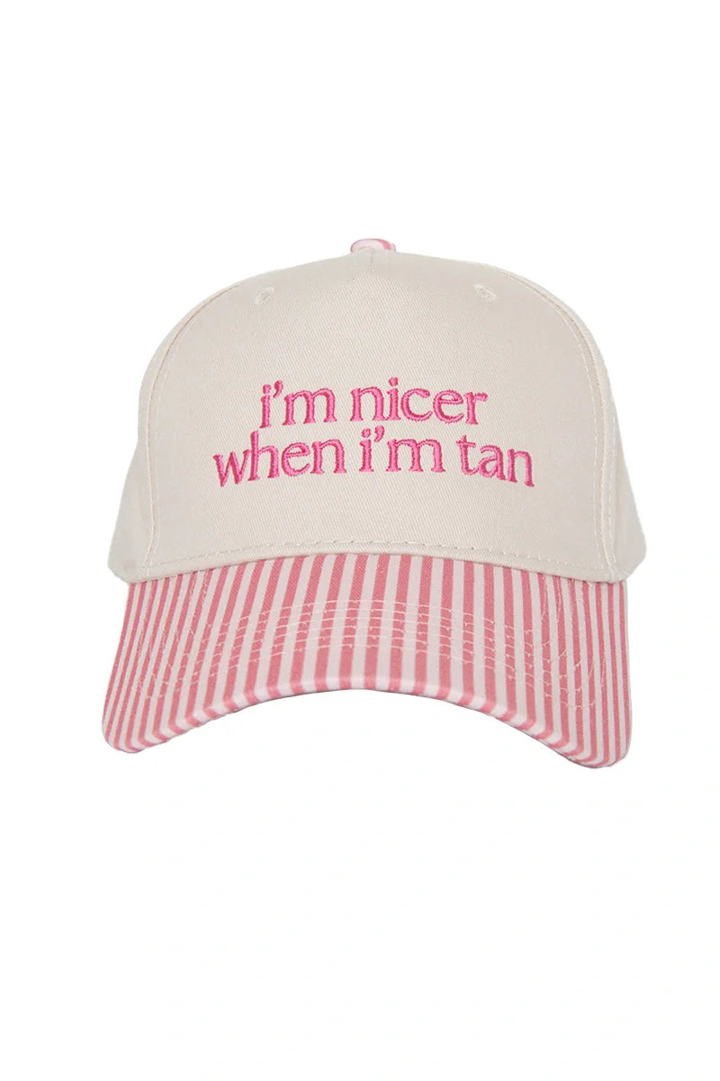 Two-toned Stripe Vintage Hats