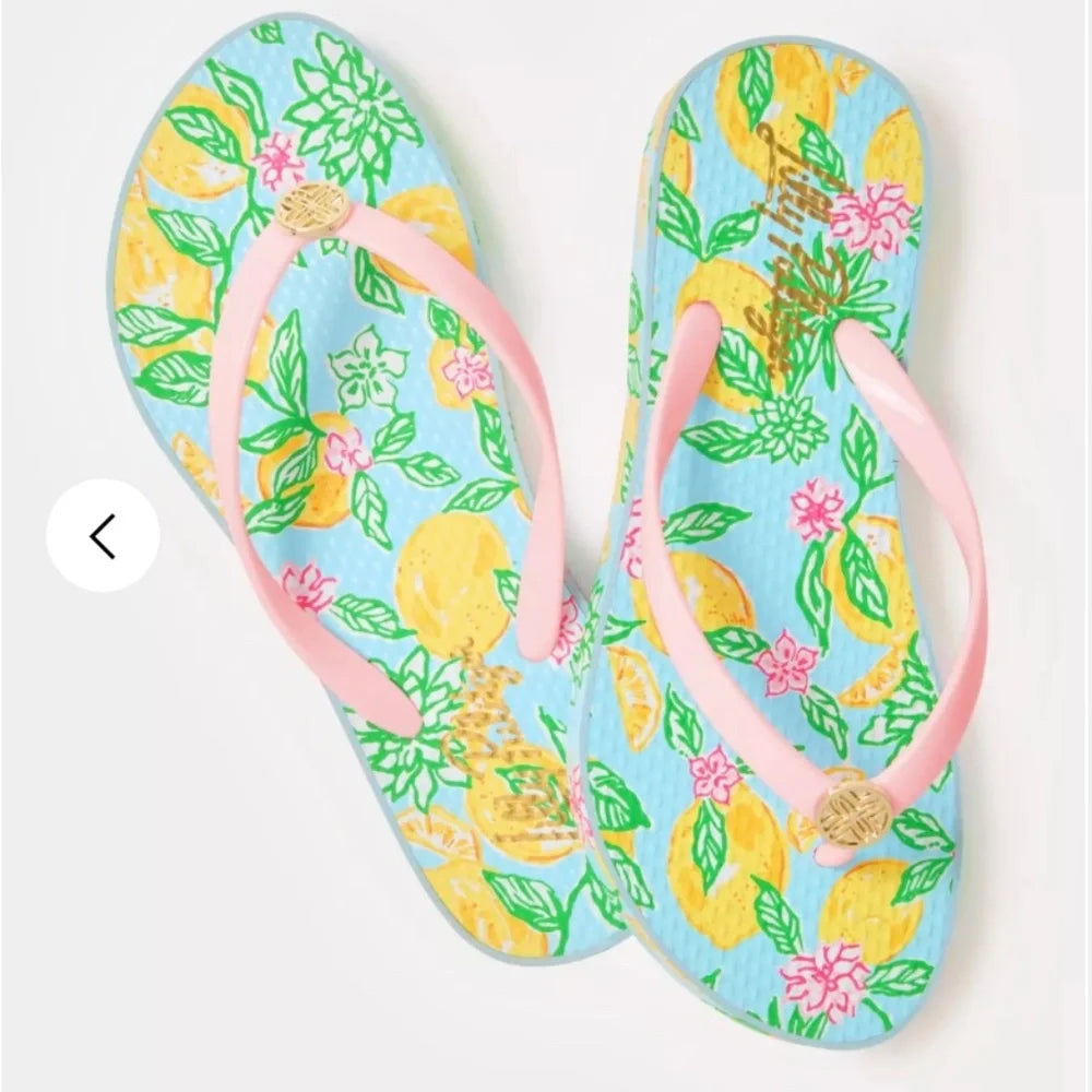 Pool flip flop make lemonade