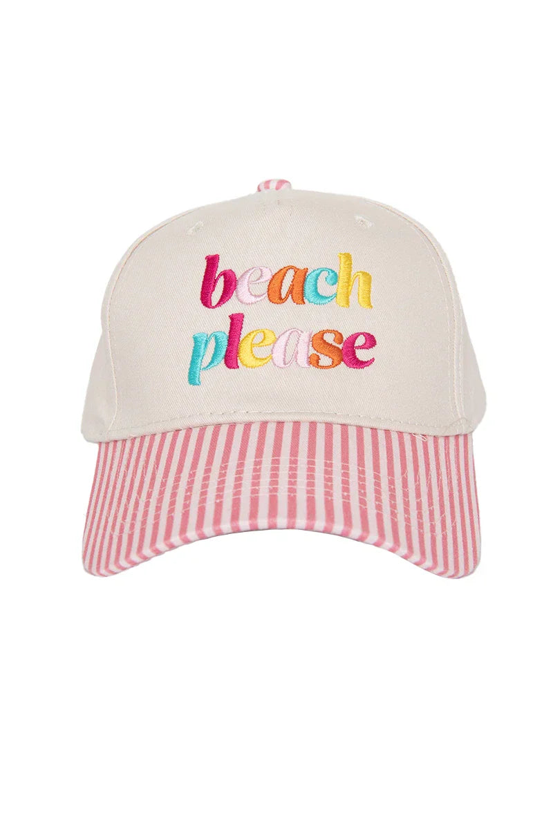 Two-toned Stripe Vintage Hats