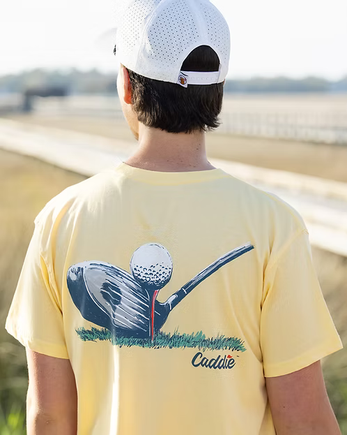 Caddie Lined Up SS Tee