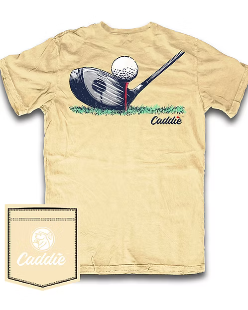 Caddie Lined Up SS Tee