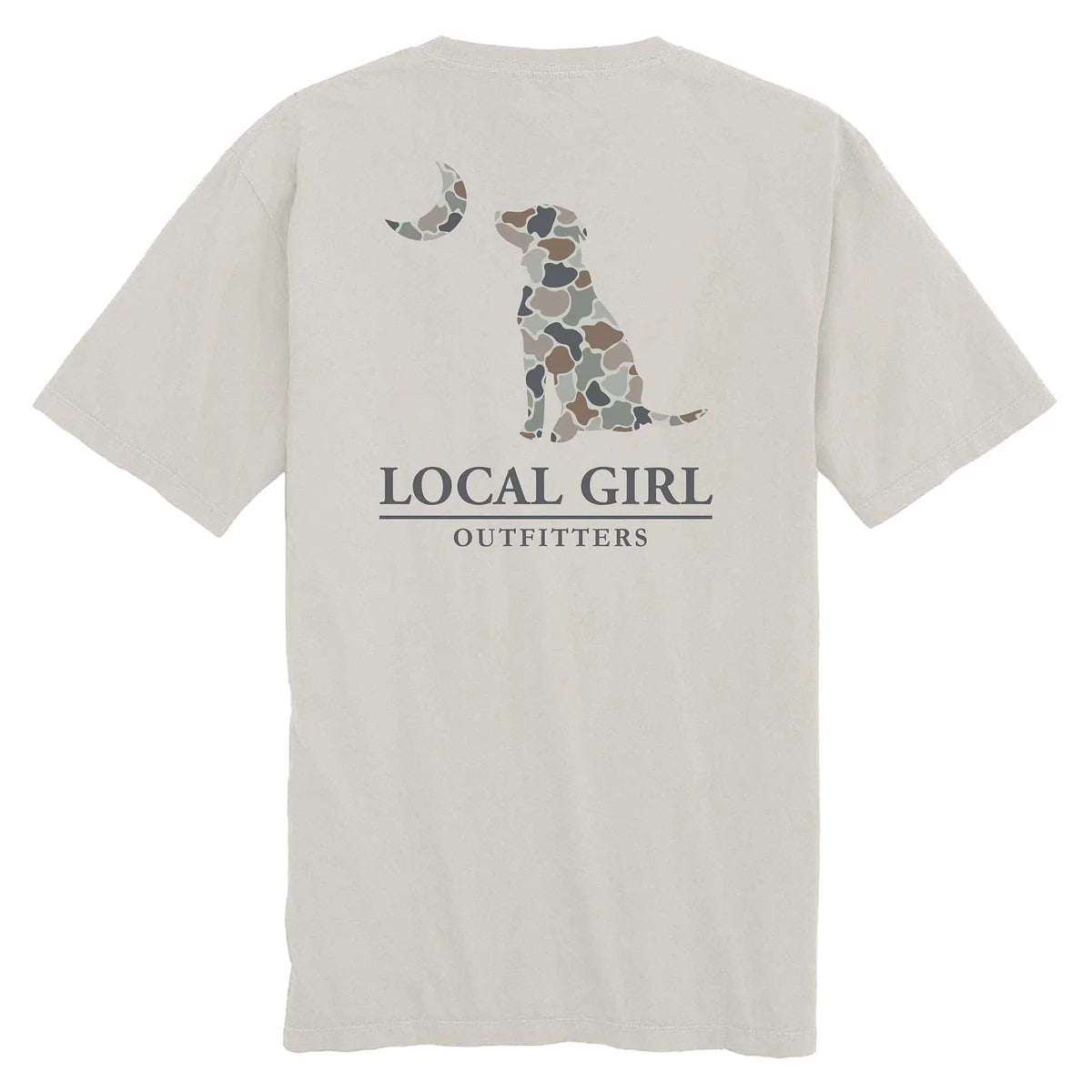 Local Girl FC Flora Dog & Moon SS Tee Silver