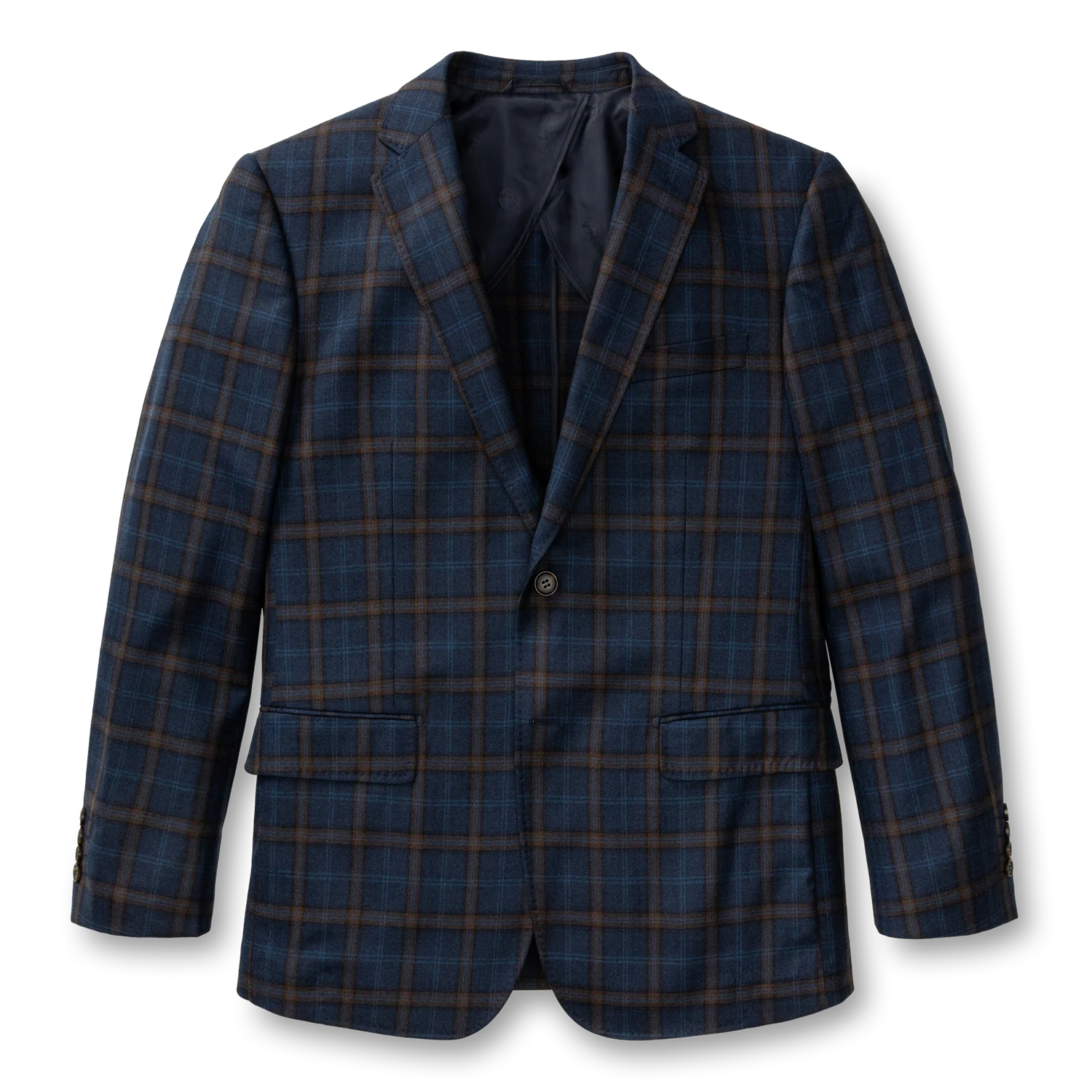 Erikson Plaid Sport Coat - Maritime Blue
