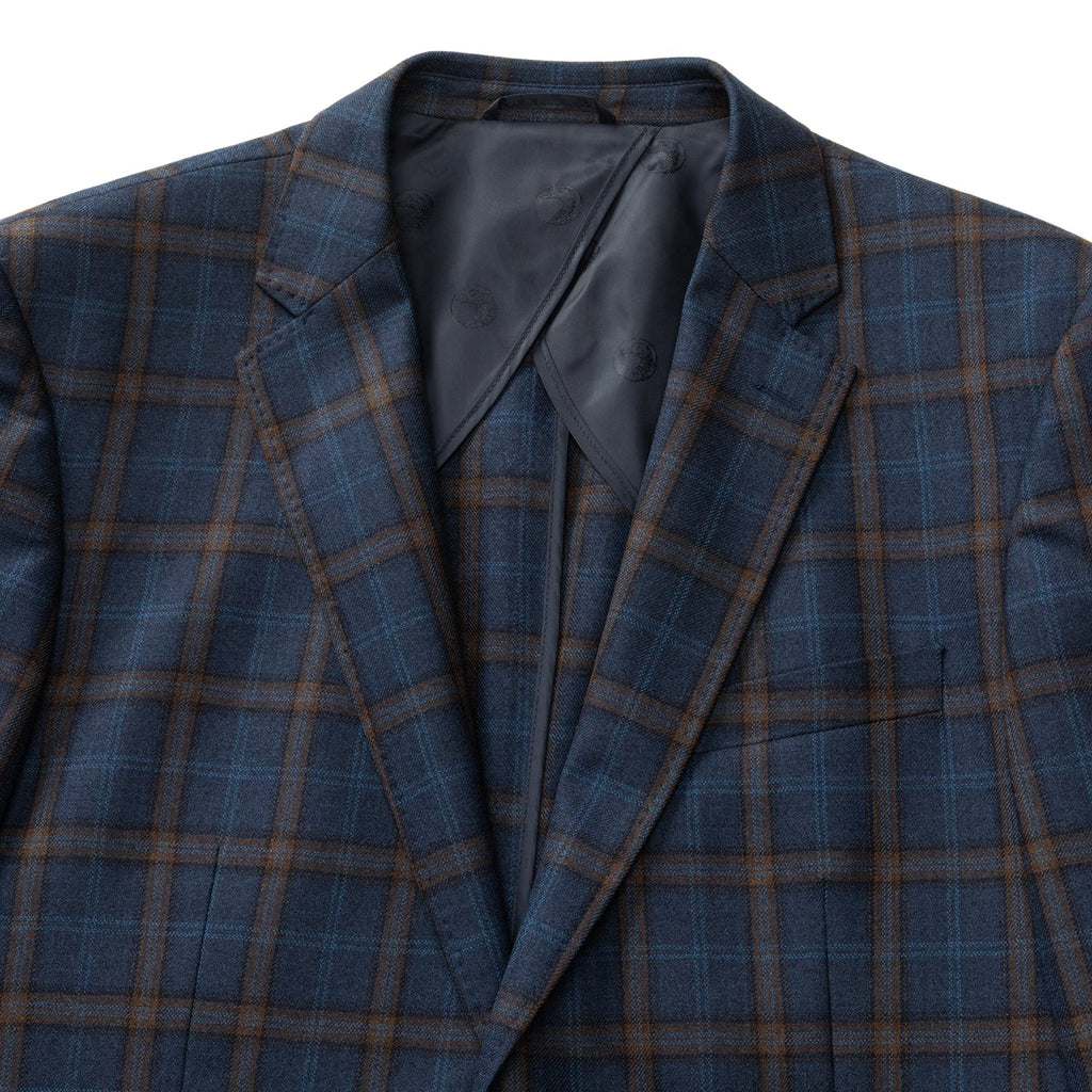Erikson Plaid Sport Coat - Maritime Blue