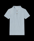 Boys Max Comfort Henley SS Blue Pearl